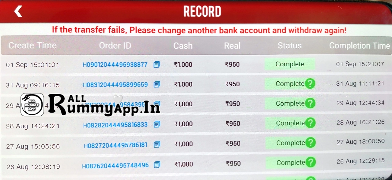 Payment Proof of Teen Patti Refer Earn APK
